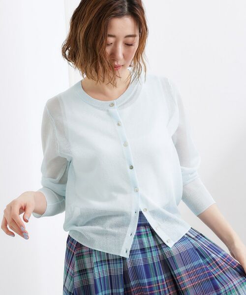 grove / グローブ カーディガン・ボレロ | シアークルーカーディガン | 詳細21