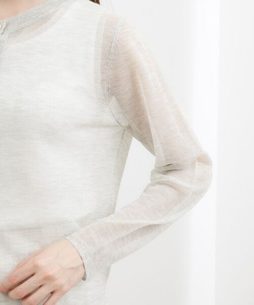 grove / グローブ カーディガン・ボレロ | シアークルーカーディガン | 詳細29