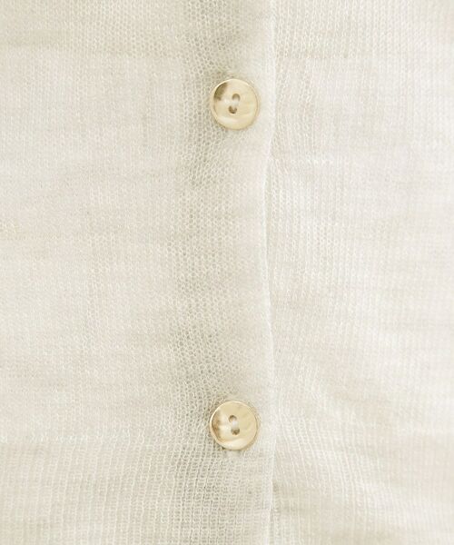 grove / グローブ カーディガン・ボレロ | シアークルーカーディガン | 詳細4