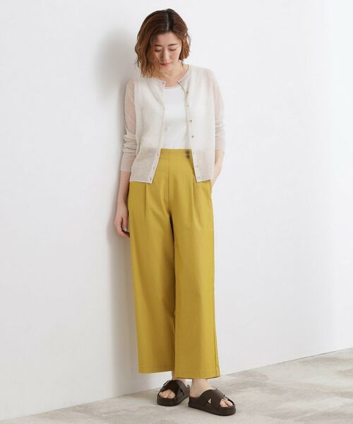 grove / グローブ パンツ | ハイパーストレッチ ワイドクロップドパンツ | 詳細10