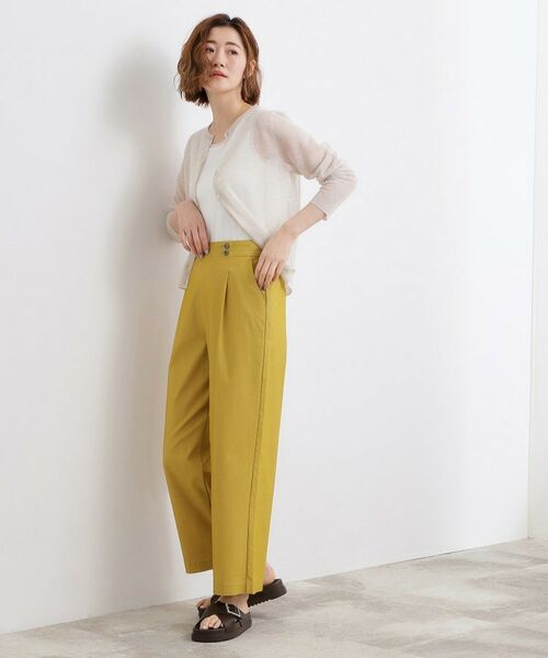 grove / グローブ パンツ | ハイパーストレッチ ワイドクロップドパンツ | 詳細11