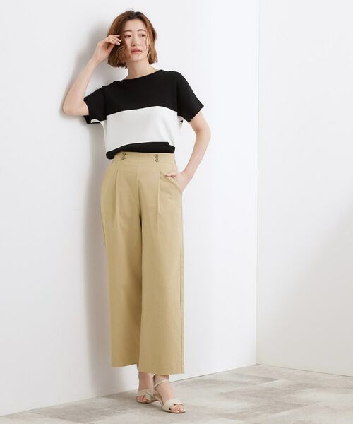 grove / グローブ パンツ | ハイパーストレッチ ワイドクロップドパンツ | 詳細14