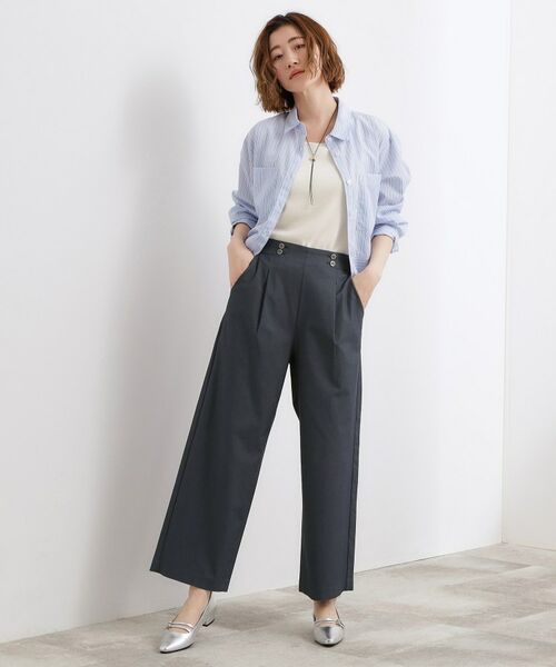 grove / グローブ パンツ | ハイパーストレッチ ワイドクロップドパンツ | 詳細19