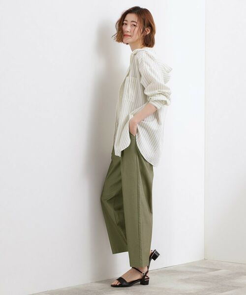 grove / グローブ パンツ | ハイパーストレッチ ワイドクロップドパンツ | 詳細6