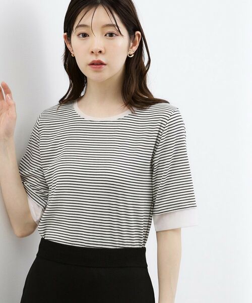 grove / グローブ Tシャツ | 【冷感／UV】チュールトリムテレコTシャツ | 詳細14