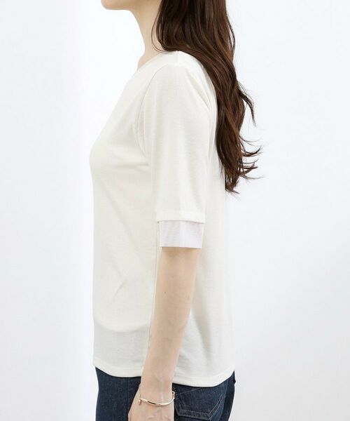 grove / グローブ Tシャツ | 【冷感／UV】チュールトリムテレコTシャツ | 詳細18