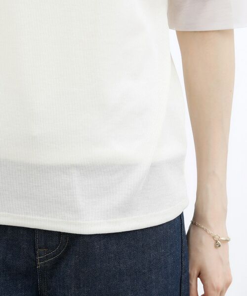 grove / グローブ Tシャツ | 【冷感／UV】チュールトリムテレコTシャツ | 詳細22