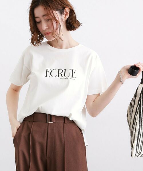 grove / グローブ Tシャツ | 【遮熱/吸水速乾/接触冷感/UVカット】ベーシックロゴTシャツ(オフホワイト(003))