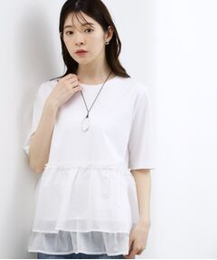 grove / グローブ Tシャツ | ウエストシアーフリルTシャツ