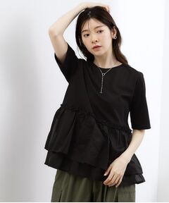 grove / グローブ Tシャツ | ウエストシアーフリルTシャツ