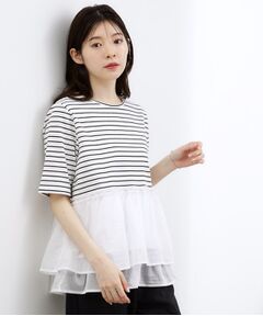 grove / グローブ Tシャツ | ウエストシアーフリルTシャツ
