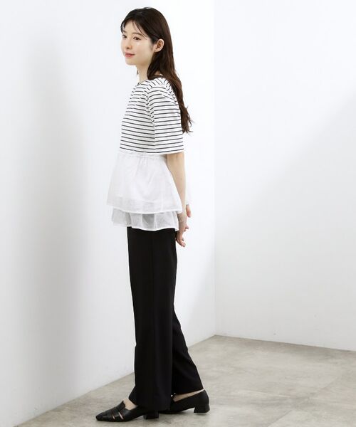 grove / グローブ Tシャツ | ウエストシアーフリルTシャツ | 詳細11