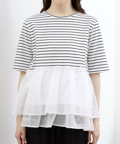 grove / グローブ Tシャツ | ウエストシアーフリルTシャツ | 詳細13