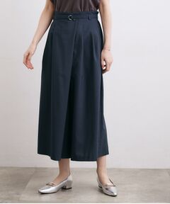 grove / グローブ ショート・ハーフ・半端丈パンツ | 【洗える・体型カバー】軽やかすっきり見えキュロットパンツ