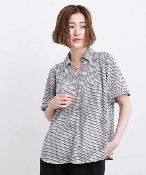 grove / グローブ シャツ・ブラウス | 半袖になって再登場!【洗える】チャーム付きマルチWAYボウタイブラウス | 詳細24
