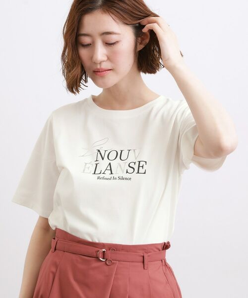 grove / グローブ Tシャツ | 【吸水速乾・UVカット・接触冷感・マシンウォッシャブル】ベーシックMIXロゴプリントT | 詳細1