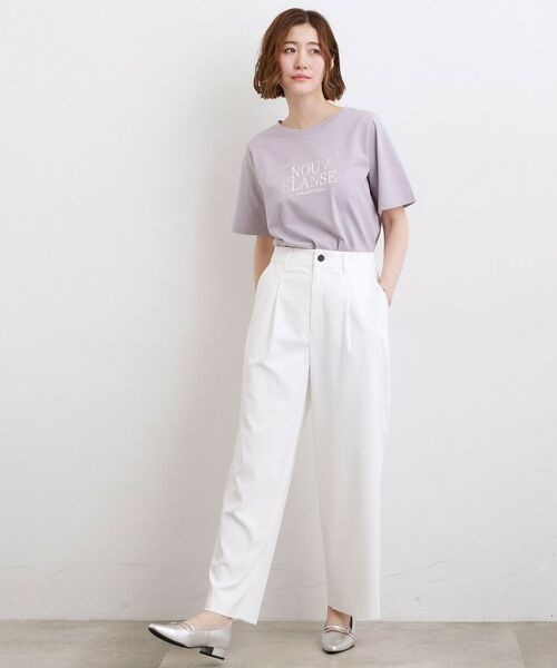grove / グローブ Tシャツ | 【吸水速乾・UVカット・接触冷感・マシンウォッシャブル】ベーシックMIXロゴプリントT | 詳細15