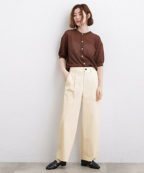 grove / グローブ パンツ | 【白でも透けにくい・多機能】ワイドパンツ | 詳細6