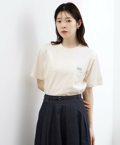 grove / グローブ Tシャツ | 【Lee×grove別注】 MULTI LOGO H／S TEE（オフホワイト(003)）