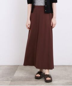 grove / グローブ ロング・マキシ丈スカート | 【持続冷感】ひんやりポンチシリーズ／リラクシーAラインスカート
