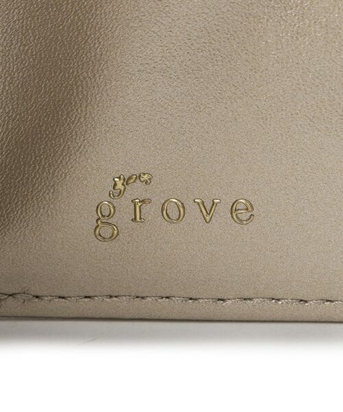 grove / グローブ 財布・コインケース・マネークリップ | ドットスタッズ3つ折り財布 | 詳細9