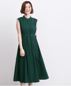 grove / グローブ ロング・マキシ丈ワンピース | 【低身長さんも選べる着丈・洗濯機◎】プリーツベルトワンピース