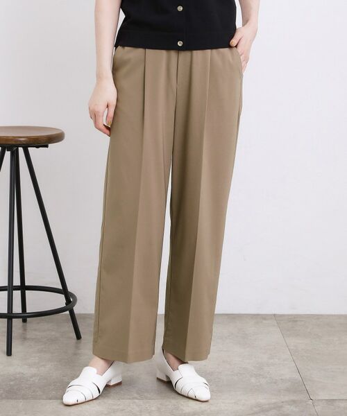 grove / グローブ パンツ | 【センタープレスがとれにくい】ハイパーストレッチワイドパンツ | 詳細5
