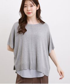 grove / グローブ その他トップス | ニット×インナーシャツタンクSET