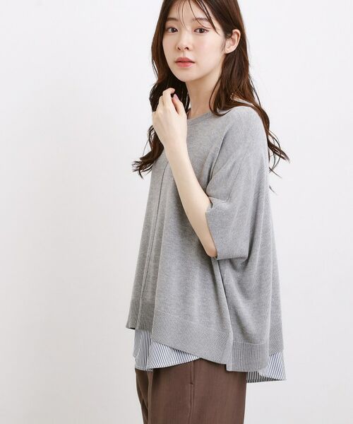 grove / グローブ その他トップス | ニット×インナーシャツタンクSET | 詳細2