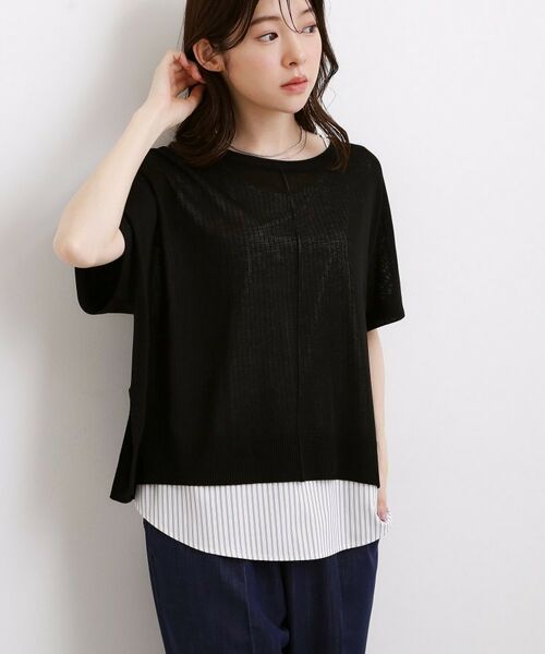 grove / グローブ その他トップス | ニット×インナーシャツタンクSET | 詳細8