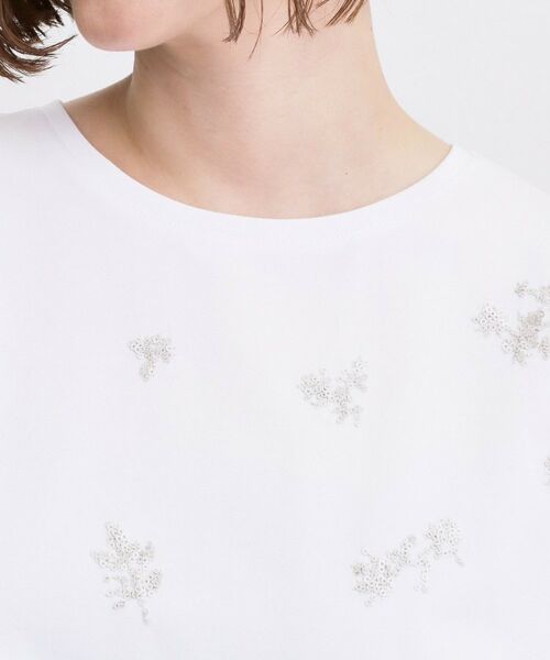 grove / グローブ カットソー | フラワーモチーフスパンコールTシャツ | 詳細16