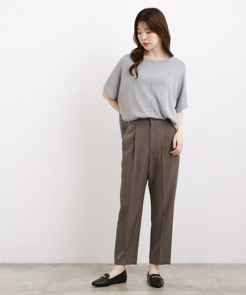 grove / グローブ パンツ | 【接触冷感・UVカットetc】センタープレス取れにくいテーパードパンツ | 詳細10