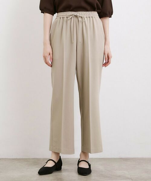 grove / グローブ パンツ | 楽ちんできれい見え デニムライクストレッチドロストパンツ | 詳細13