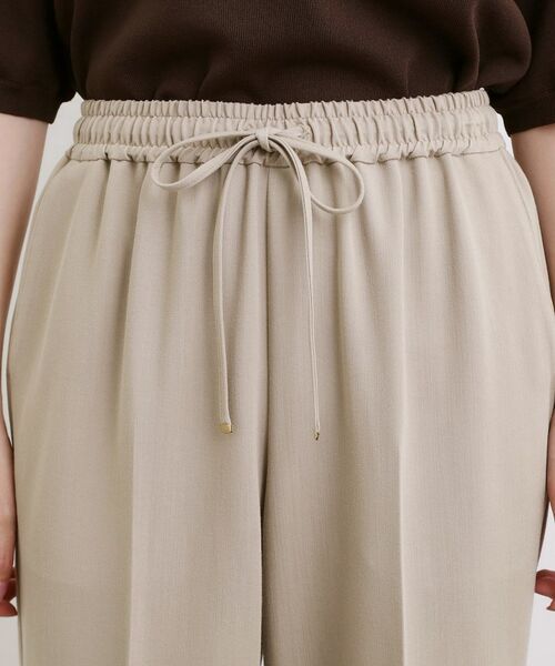 grove / グローブ パンツ | 楽ちんできれい見え デニムライクストレッチドロストパンツ | 詳細16