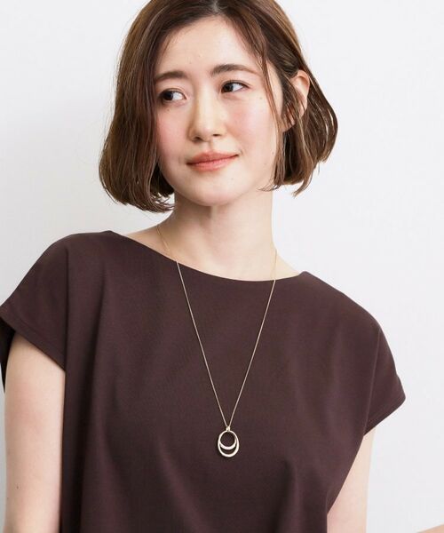 grove / グローブ ネックレス・ペンダント・チョーカー | オーバルダブルリングネックレス | 詳細5