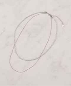 grove / グローブ ネックレス・ペンダント・チョーカー | 2連ボールチェーンネックレス