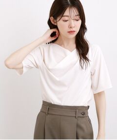 grove / グローブ カットソー | ドレープネックテレコTシャツ