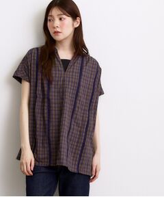 grove / グローブ シャツ・ブラウス | 【体系カバー◎】レースデザインスキッパーブラウス