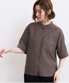 grove / グローブ シャツ・ブラウス | 【洗濯機◎】ほんのり大人の透け感、シアーカバーブラウス