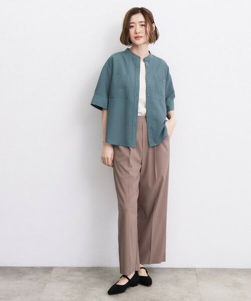 grove / グローブ シャツ・ブラウス | 【洗濯機◎】ほんのり大人の透け感、シアーカバーブラウス | 詳細11