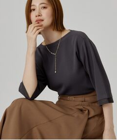 grove / グローブ ニット・セーター | やわらかRN袖口＆裾シアープルオーバー