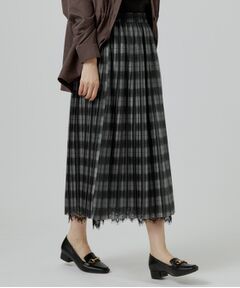 grove / グローブ スカート | リバーシブルチュールプリーツスカート