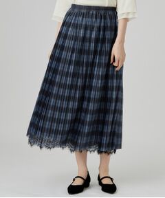 grove / グローブ スカート | リバーシブルチュールプリーツスカート