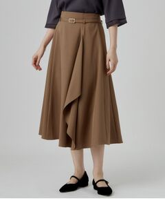 grove / グローブ スカート | ラッフルフレアベルト付スカート