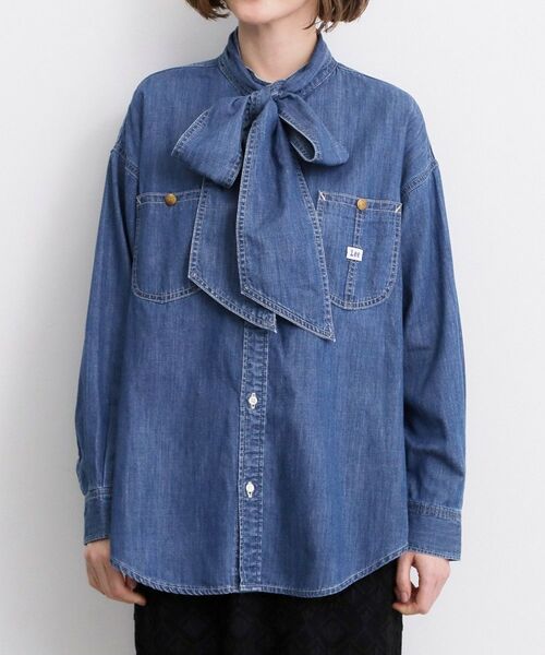 grove / グローブ シャツ・ブラウス | 【Lee×grove別注】DENIM BOWTIE SHIRTS | 詳細15