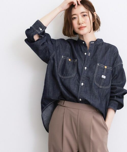 grove / グローブ シャツ・ブラウス | 【Lee×grove別注】DENIM BOWTIE SHIRTS | 詳細2