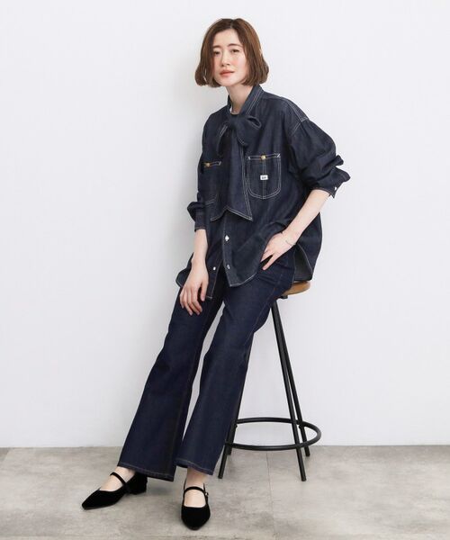 grove / グローブ シャツ・ブラウス | 【Lee×grove別注】DENIM BOWTIE SHIRTS | 詳細5