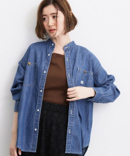 grove / グローブ シャツ・ブラウス | 【Lee×grove別注】DENIM BOWTIE SHIRTS | 詳細9