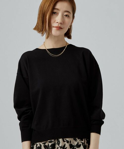 grove / グローブ ニット・セーター | 2WAYハイゲージニットカーディガン(ブラック(019))