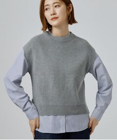 grove / グローブ その他トップス | ニットベスト×シャツSET